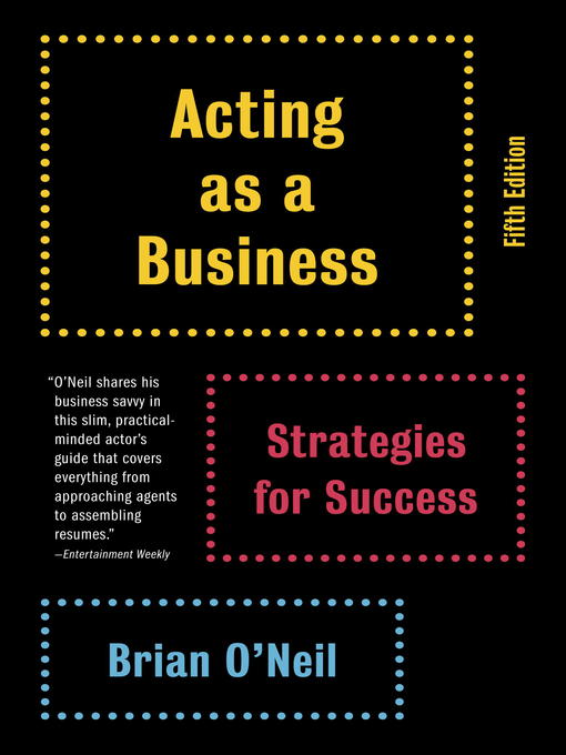 Cover image for Acting as a Business
